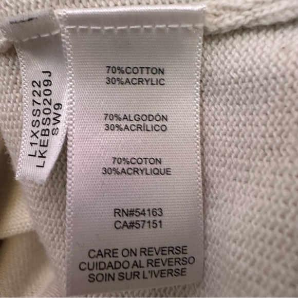 Karl Lagerfeld Black and White Heart Sweater - Picture 8 of 9